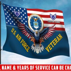 US Air Force , Thank a Veteran - Flying Flag 3×5 Feet(90×150 Cm)