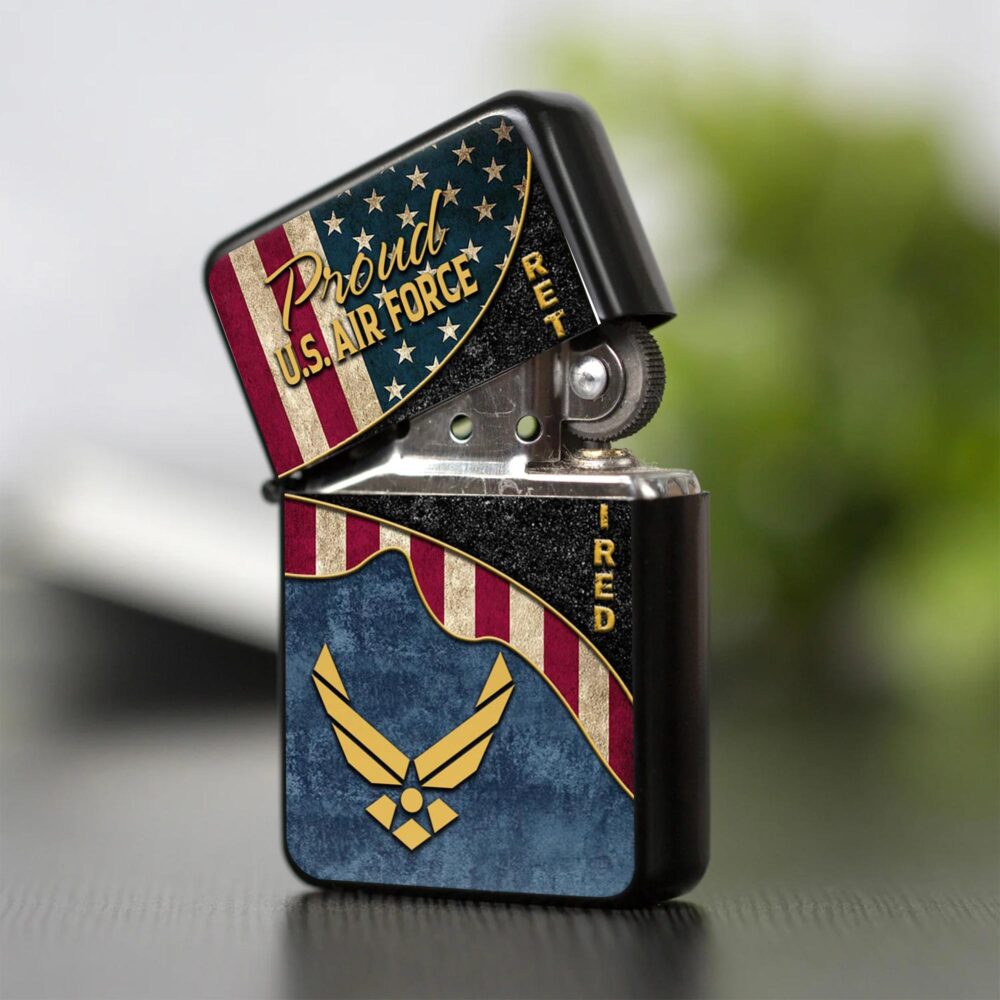 US Air Force , American By Birth, Veteran By Choice - Lighter - Image 2