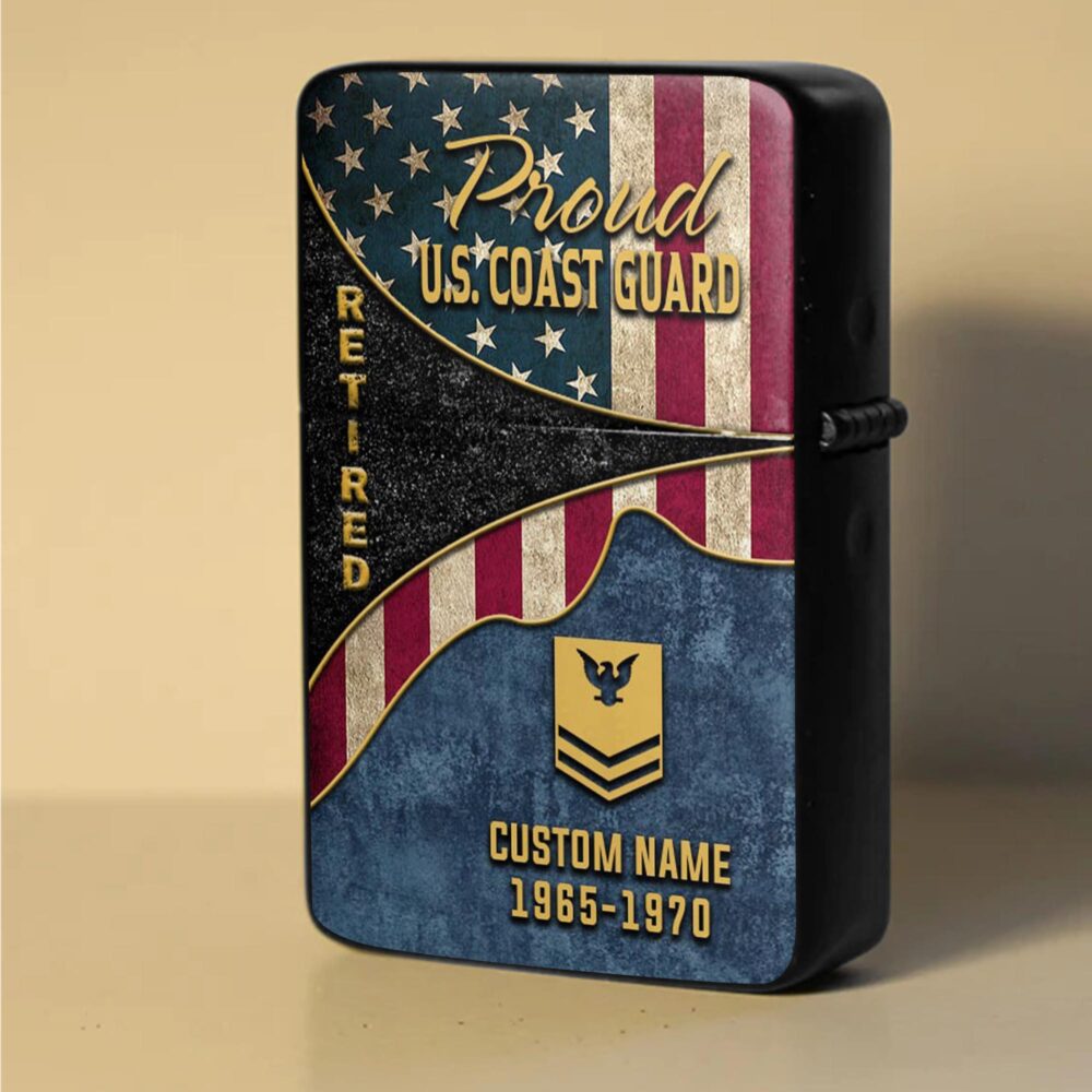 US Coast Guard, E 8 Gold - Lighter - Image 3
