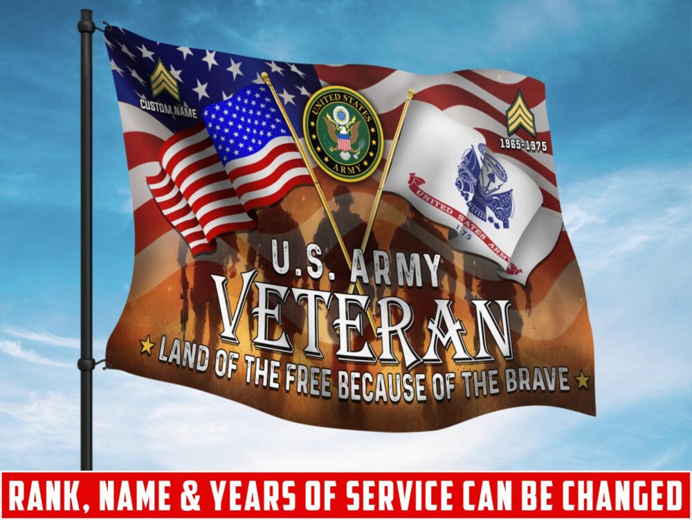 US Army, Served With Pride - Flying Flag 3×5 Feet(90×150 Cm)