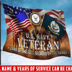 US Navy, Honoring All Who Served - Flying Flag 3×5 Feet(90×150 Cm)