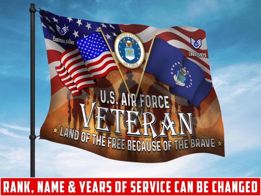 US Air Force , Honoring All Who Served - Flying Flag 3×5 Feet(90×150 Cm)