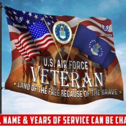 US Air Force , Honoring All Who Served - Flying Flag 3×5 Feet(90×150 Cm)