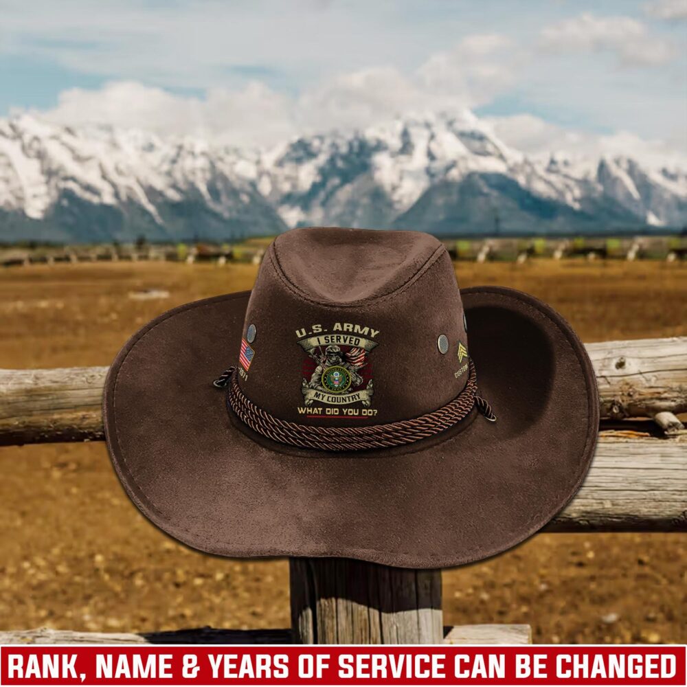 US Army, O 3 Army Captain - Cowboy Hat
