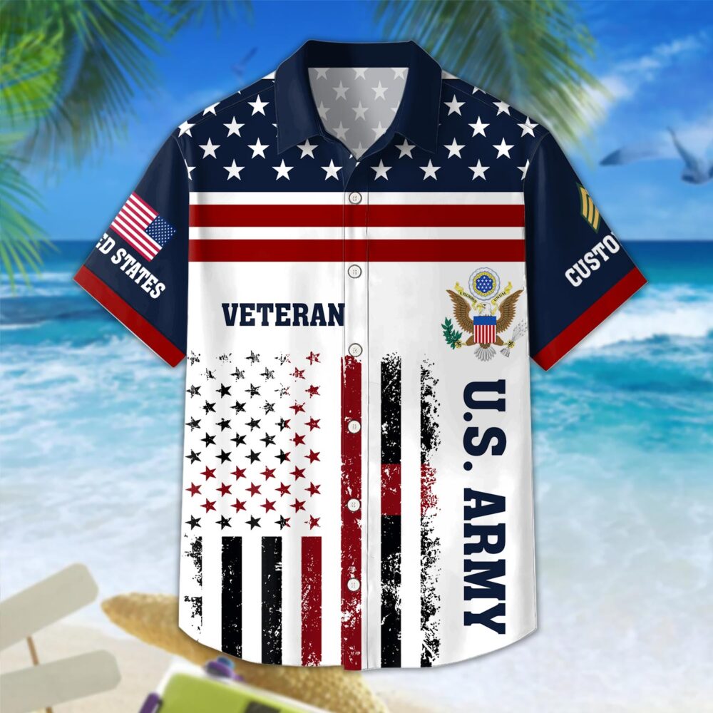 US Army, E 7 Army Master Specialist - Hawaii Shirt - Image 3