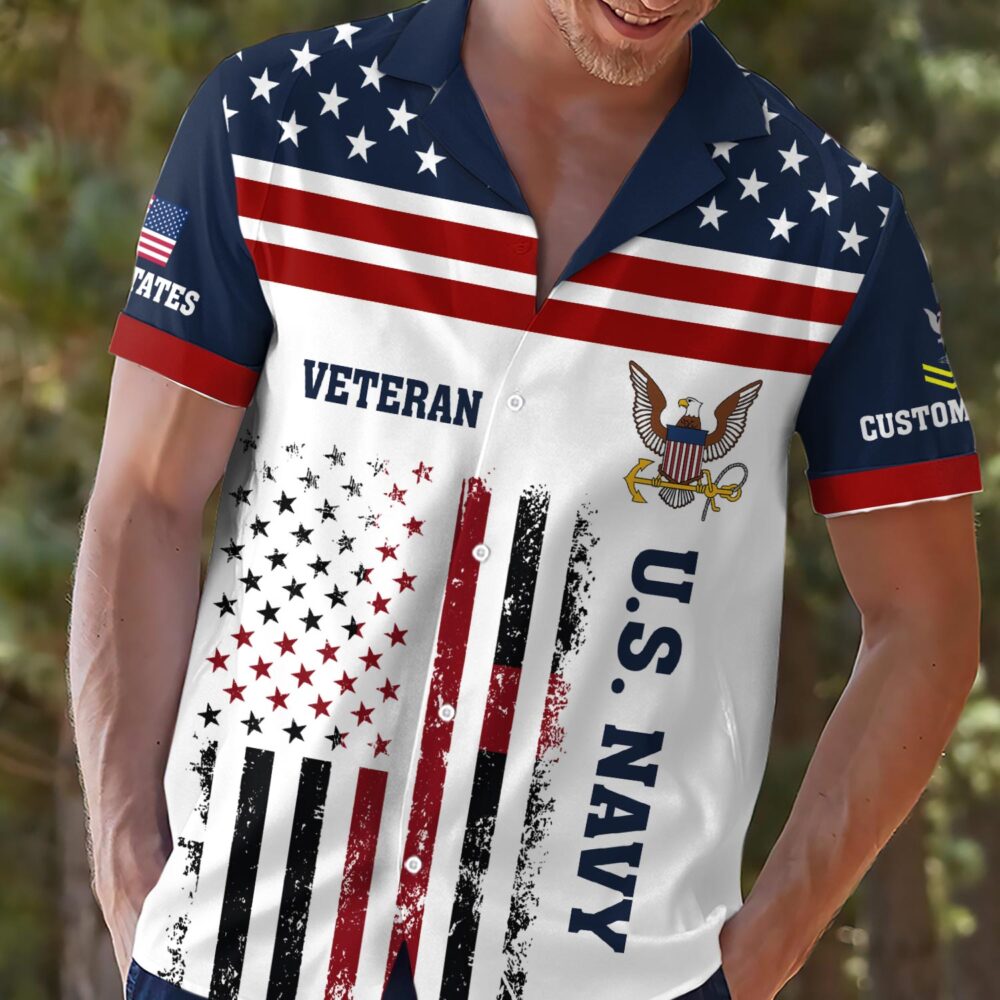 US Navy, Proud To Have Served - Hawaii Shirt - Image 2