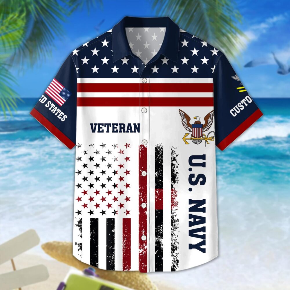 US Navy, Proud To Have Served - Hawaii Shirt - Image 3