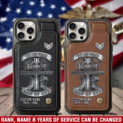 US Air Force , I Walked The Walk - Leather Flip Phone Case