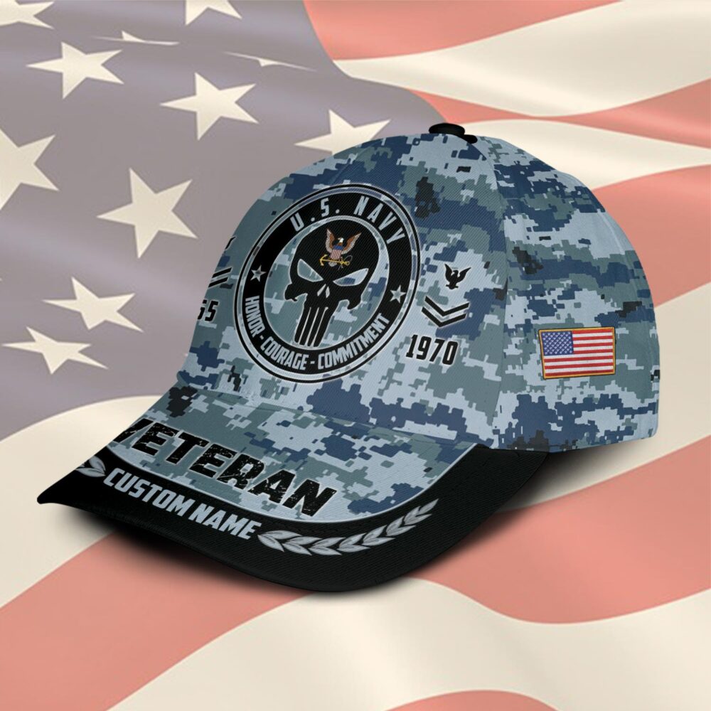 US Navy, E 4 Gold - Classic Cap - Image 2