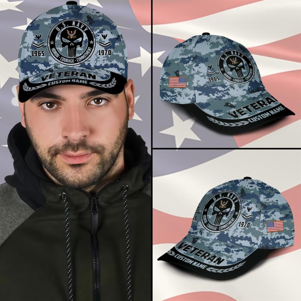 US Navy, E 4 Gold - Classic Cap - Image 3