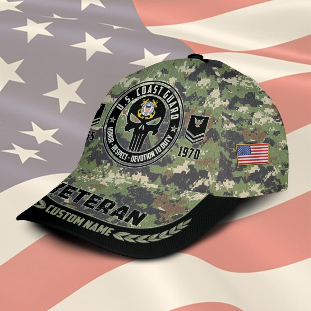 US Coast Guard, Honoring All Who Served - Classic Cap - Image 2