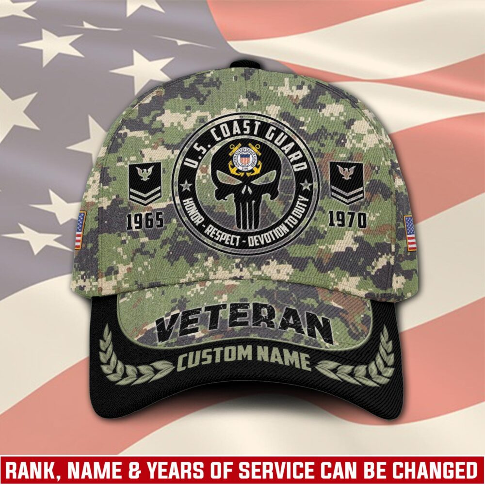 US Coast Guard, Honoring All Who Served - Classic Cap