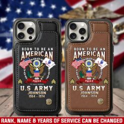 US Army, Duty, Honor, Country - Leather Flip Phone Case