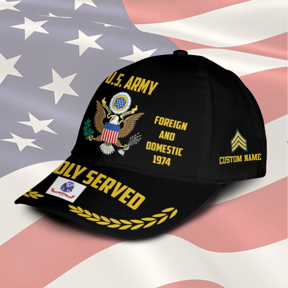 US Army, E 6 Army Specialist - Classic Cap - Image 2
