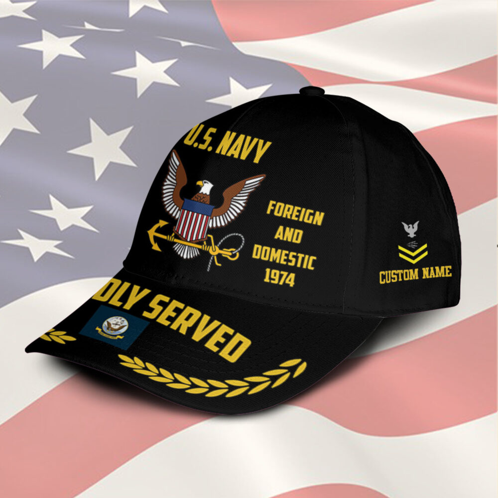 US Navy, E 6 Gold - Classic Cap - Image 2