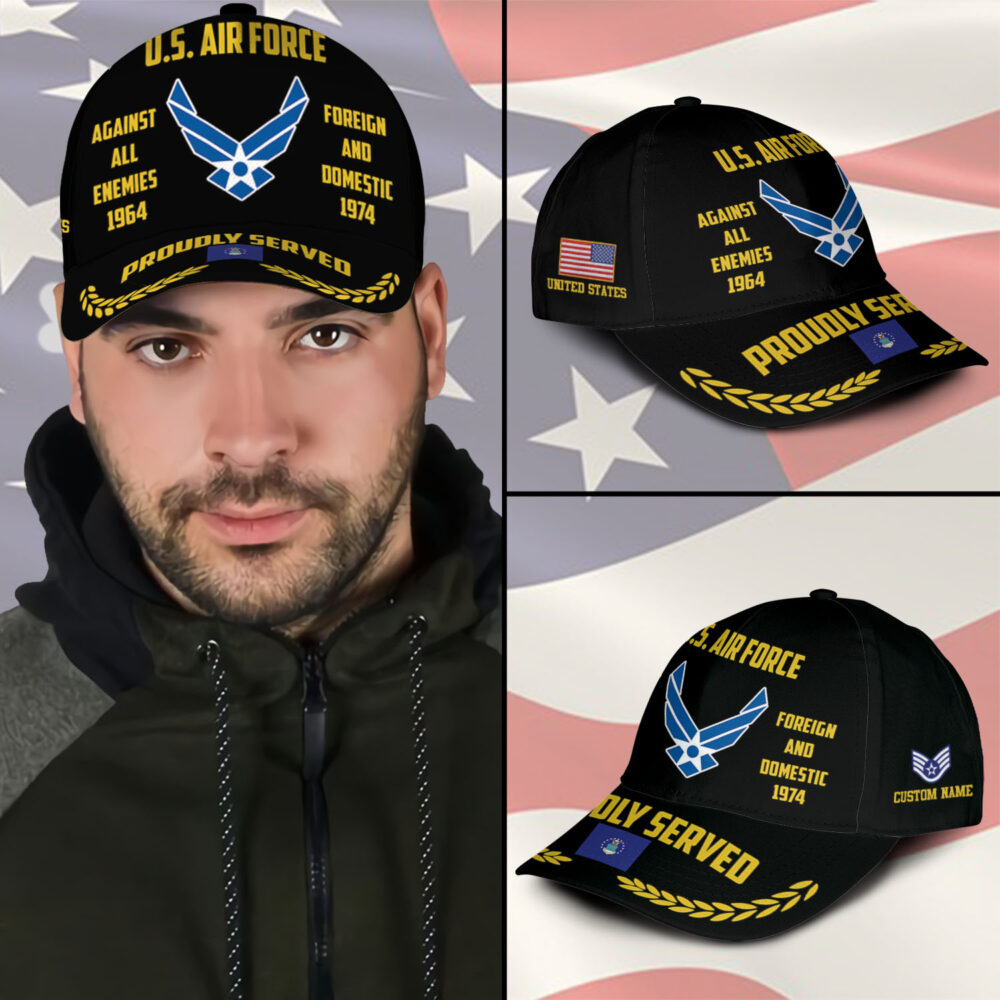 US Air Force, E 6 Air Force Technical Sergeant - Classic Cap - Image 3