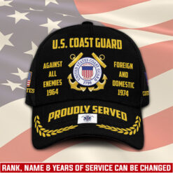 US Coast Guard, E 6 Gold - Classic Cap