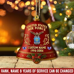 US Air Force , I Walked The Walk - Wooden Ornament Pack 6