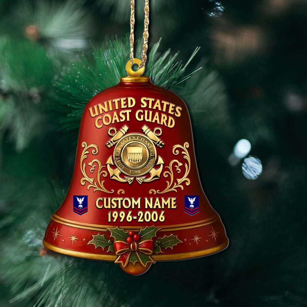 US Coast Guard, I Walked The Walk - Wooden Ornament Pack 6 - Image 2