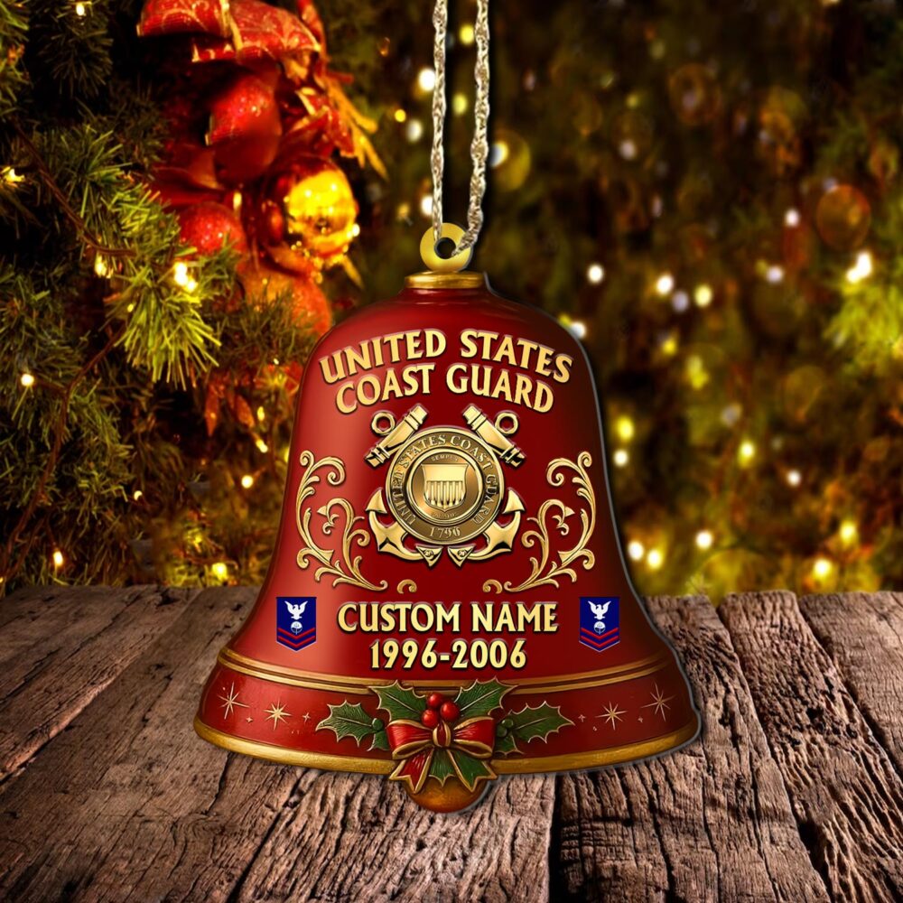 US Coast Guard, I Walked The Walk - Wooden Ornament Pack 6 - Image 3