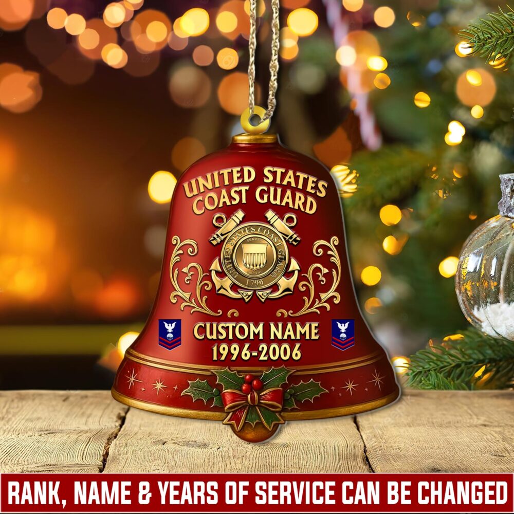 US Coast Guard, I Walked The Walk - Wooden Ornament Pack 6
