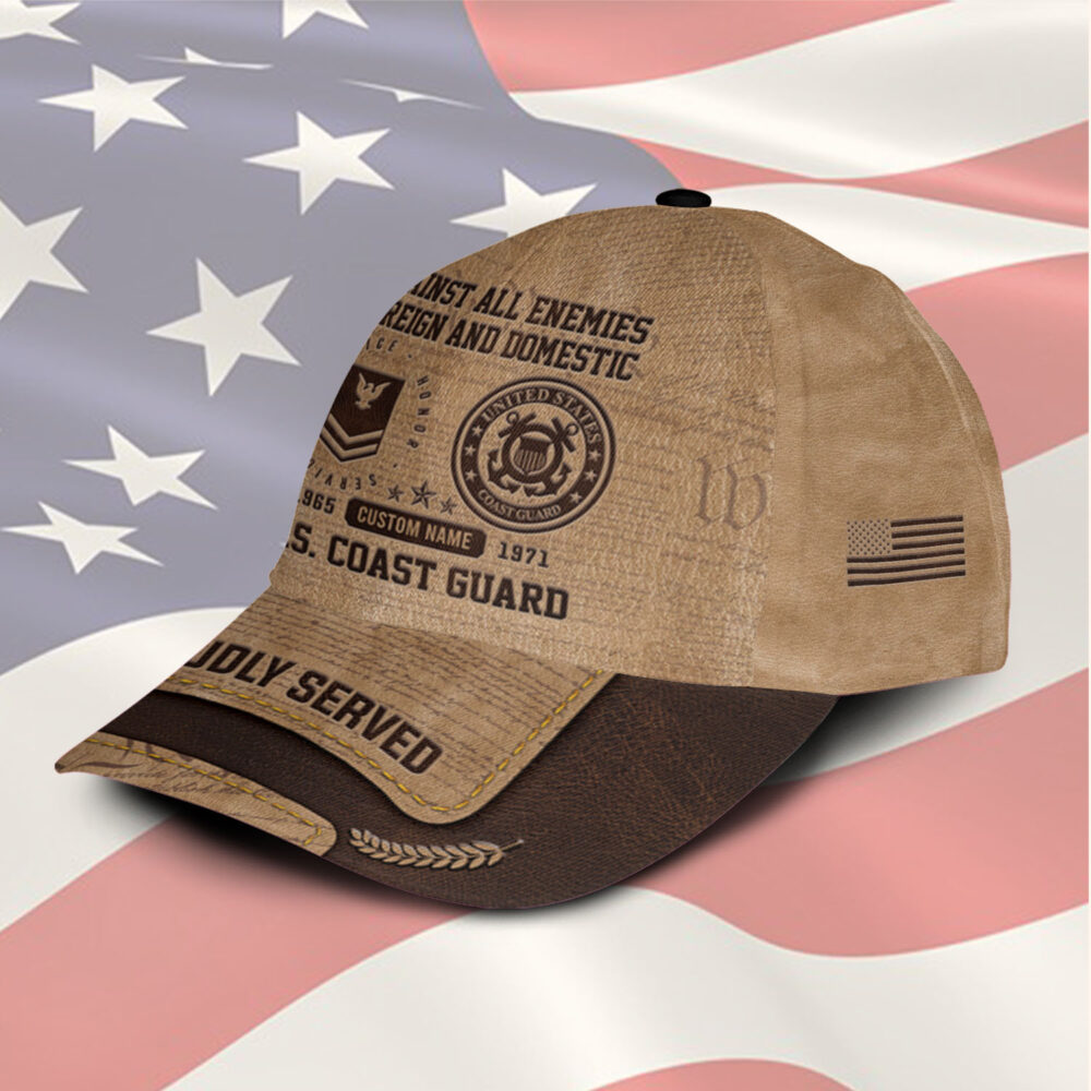 US Coast Guard, I Walked The Walk - Classic Cap - Image 2