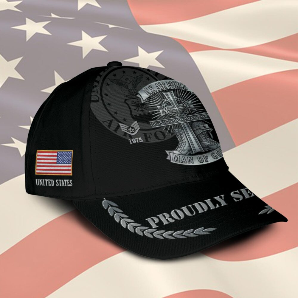 US Air Force, E 3 Air Force Airman First Class - Classic Cap - Image 2