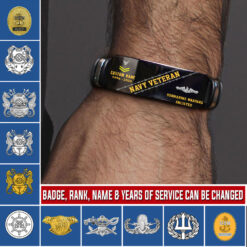 Navy Badge, E 6 Gold - Bracelet