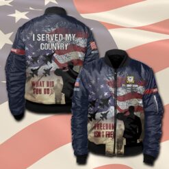 US Coast Guard, E 8 Gold - Bomber Jacket
