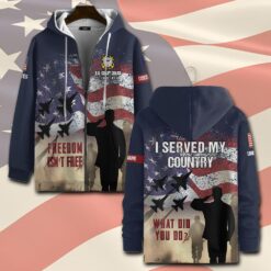 US Coast Guard, No One Fights Alone - Zip Hoodie