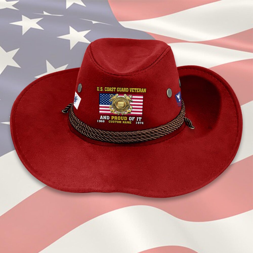 US Coast Guard, All Gave Some, Some Gave All - Cowboy Hat - Image 7