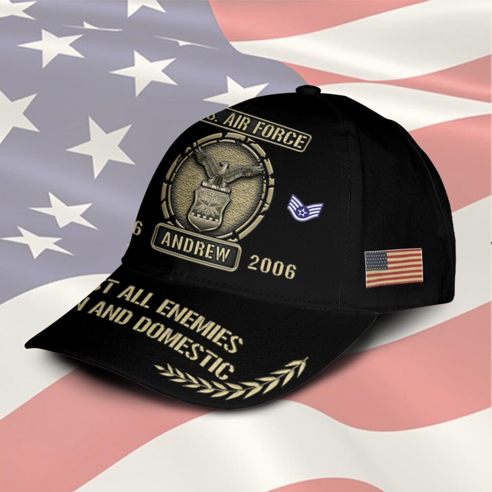 US Air Force, Aim High … Fly-Fight-Win - Classic Cap - Image 2