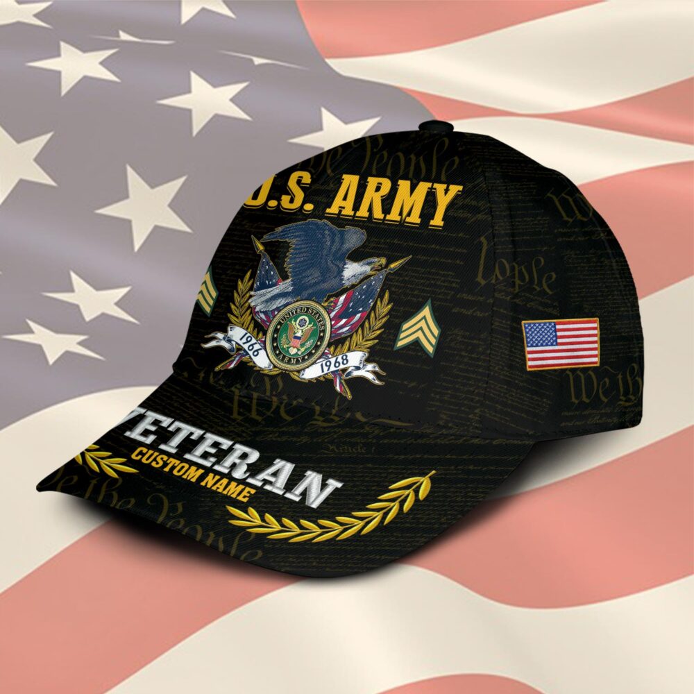 US Army, E 3 Army Private First Class - Classic Cap - Image 2