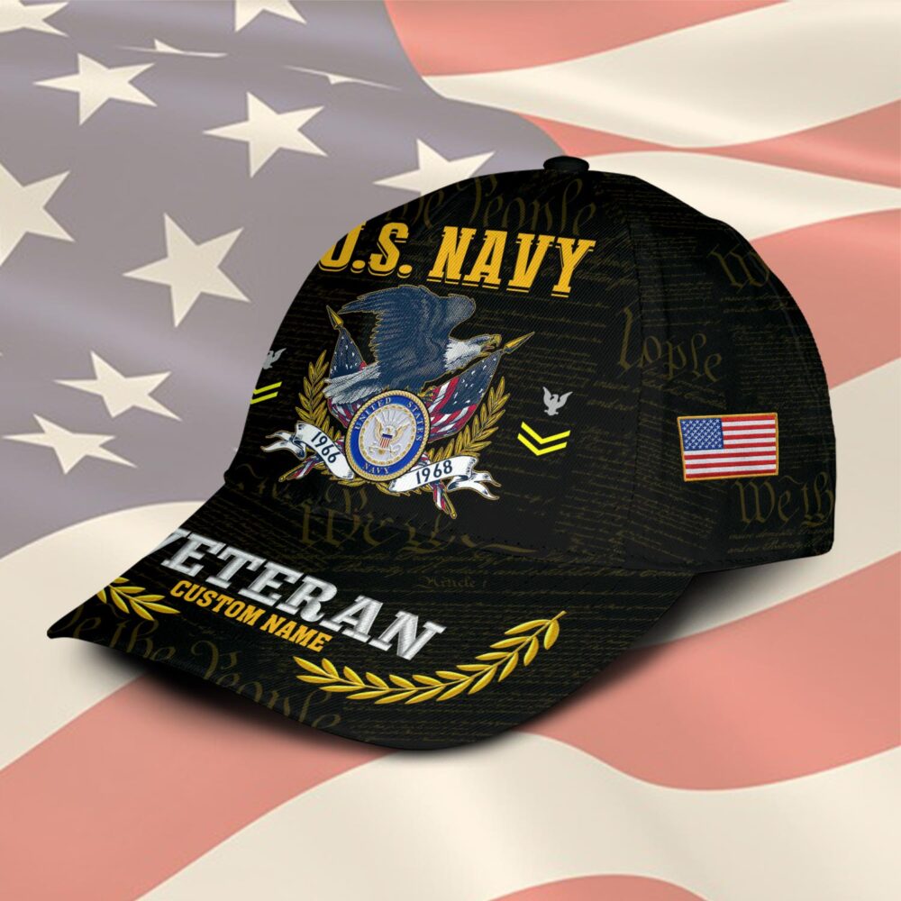 US Navy, By Sea, Air and Land - Classic Cap - Image 2