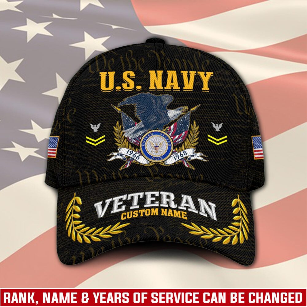 US Navy, By Sea, Air and Land - Classic Cap