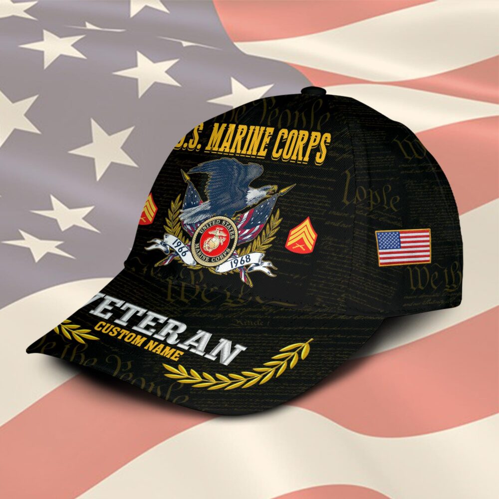 US Marine Corps, I Walked The Walk - Classic Cap - Image 2