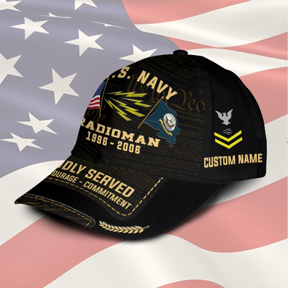 Navy Rating, E 6 Red - Classic Cap - Image 2