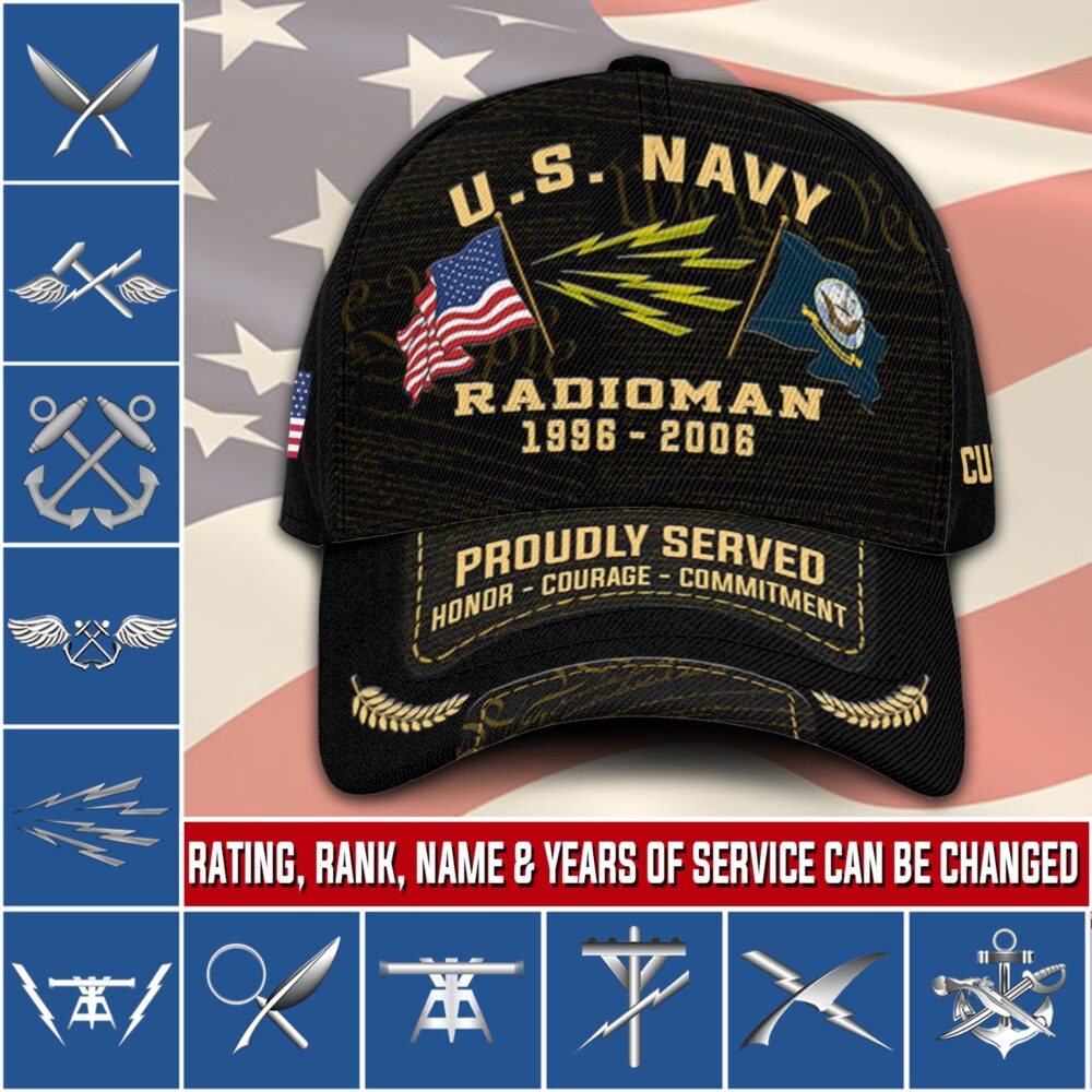 Navy Rating, E 6 Red - Classic Cap