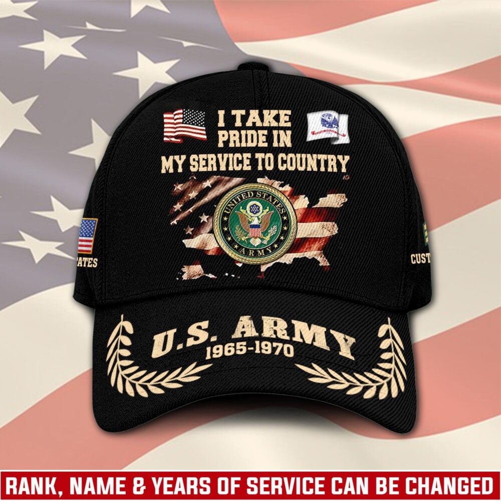 US Army, Proud Veteran - Classic Cap