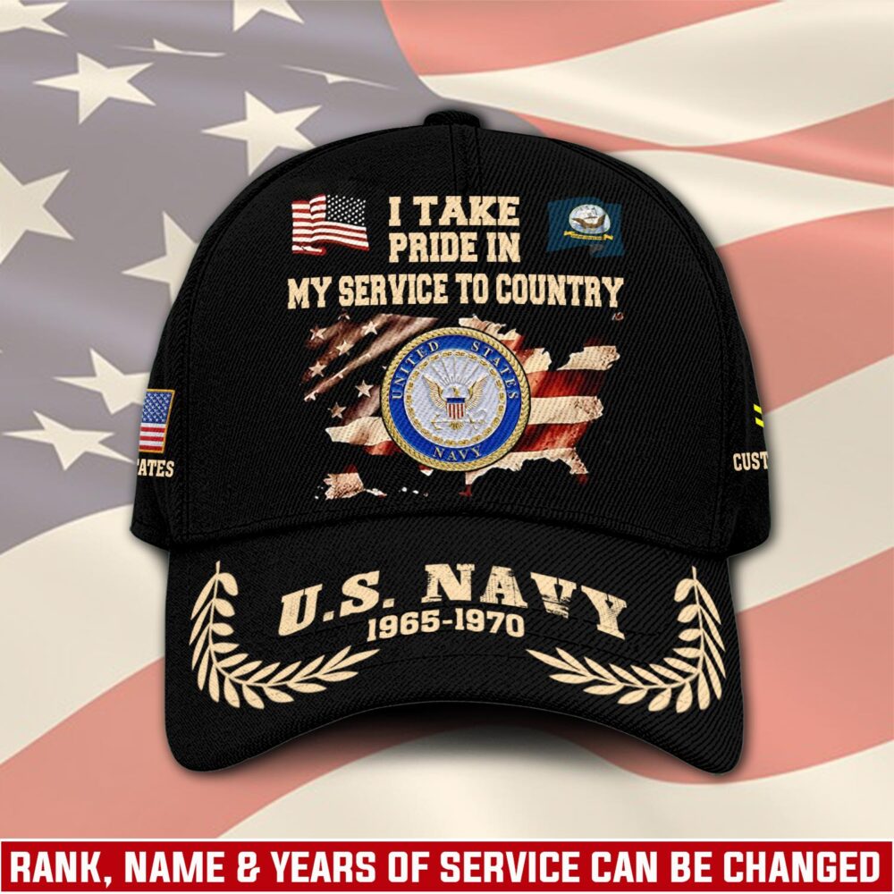 US Navy, Proud Veteran - Classic Cap