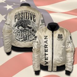 US Coast Guard, Freedom Isn't Free - Bomber Jacket