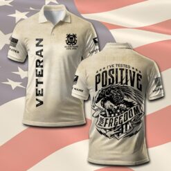 US Coast Guard, E 4 Red - Polo Shirt