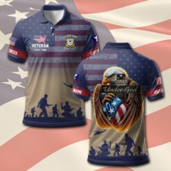 US Coast Guard, Honor, Duty, Service - Polo Shirt