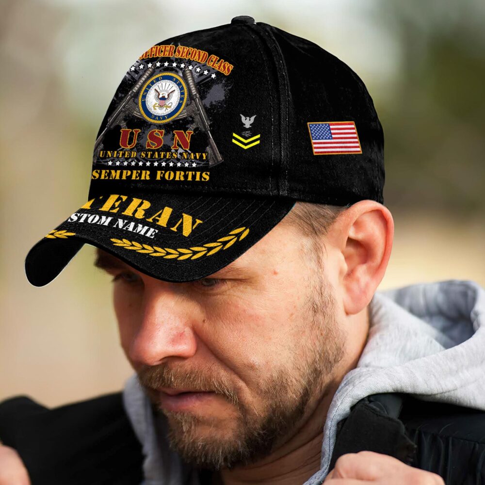 US Navy, E 9 Gold - Classic Cap - Image 3
