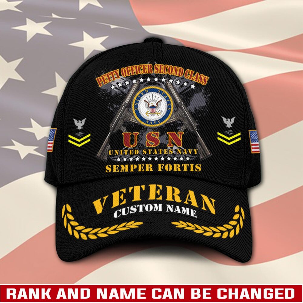US Navy, E 9 Gold - Classic Cap