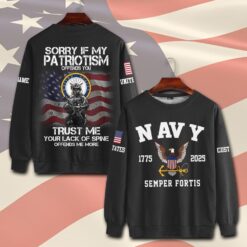 US Navy, E 9 Gold - Sweatshirt