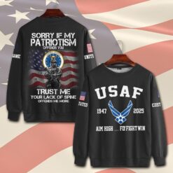 US Air Force , Freedom Over Fear - Sweatshirt