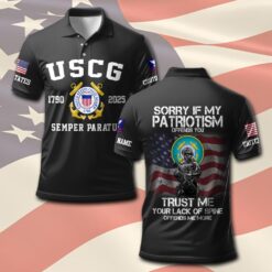 US Coast Guard, Always Remember, Never Forget - Polo Shirt