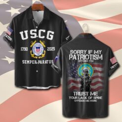 US Coast Guard, E 5 Gold - Short Sleeve Button Shirt