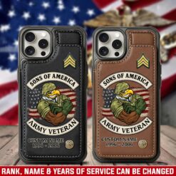 US Army, This We’ll Defend - Leather Flip Phone Case